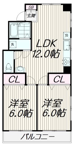 サンマンションIの間取り