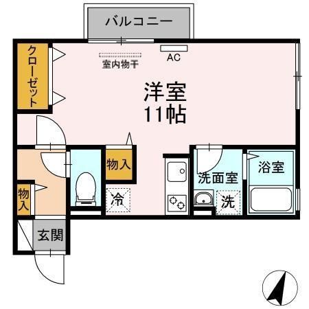 リベルテ　A棟の間取り