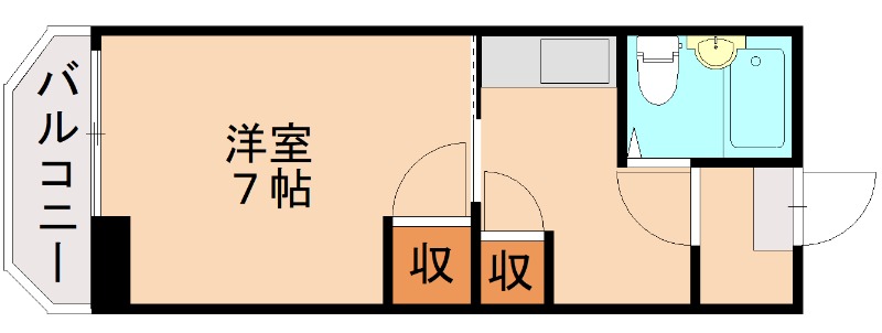 大野城市栄町のマンションの間取り