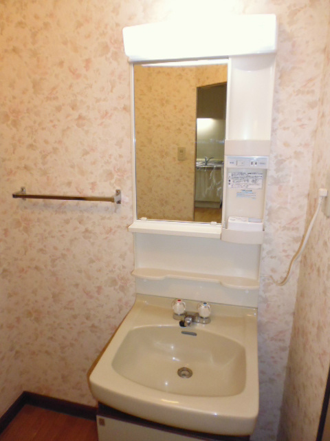 洗面設備　独立洗面台付きです。