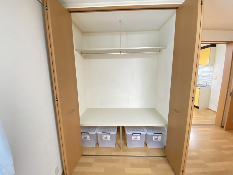 収納　クローゼット！