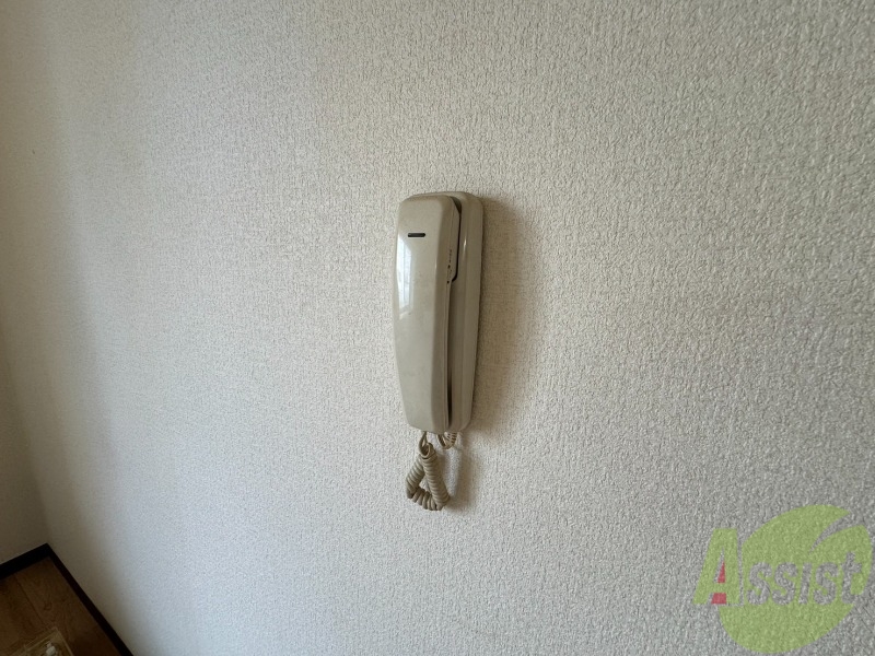 セキュリティ　来客時にはこちらのチャイムが鳴りますよ。