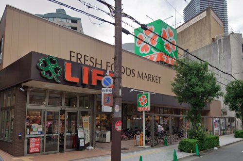 スーパー　ライフ 堂島大橋店（スーパー）まで478m