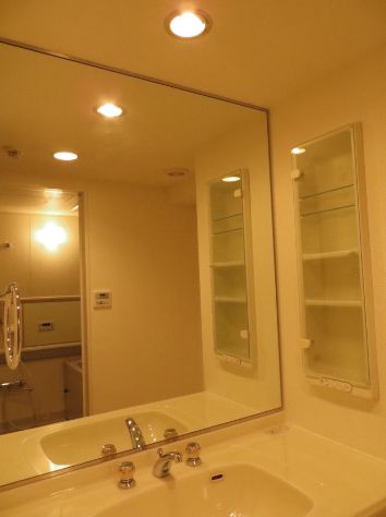 洗面設備　別タイプ部屋　参考写真です