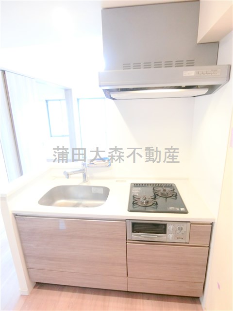 キッチン　2口ガスグリル付システムキッチン