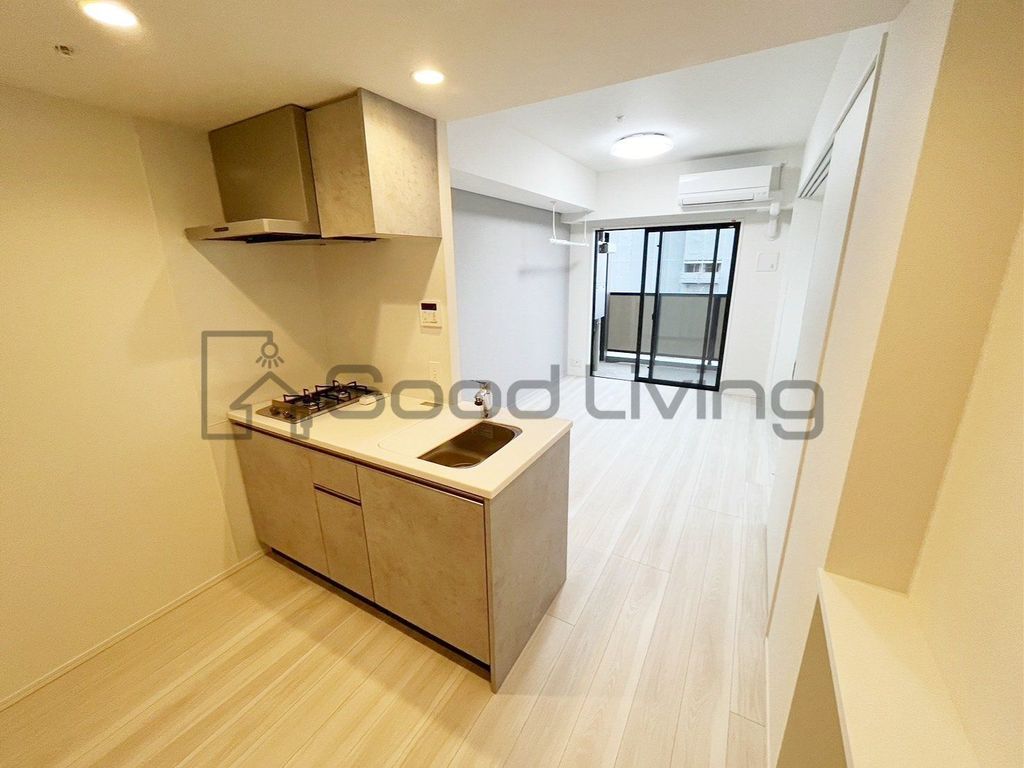 キッチン　テレビを見ながらカウンターキッチン