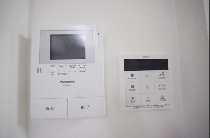 セキュリティ　モニター付きインターフォン