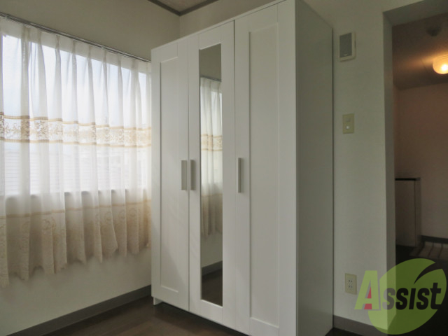 収納　クローゼットがありました。お洋服や荷物はここへ