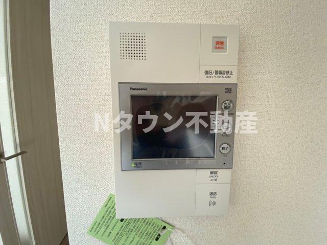 セキュリティ　突然の来訪でも安心ですね。