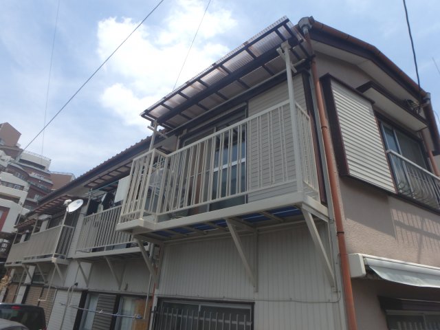 建物外観　バイク駐輪相談可能♪