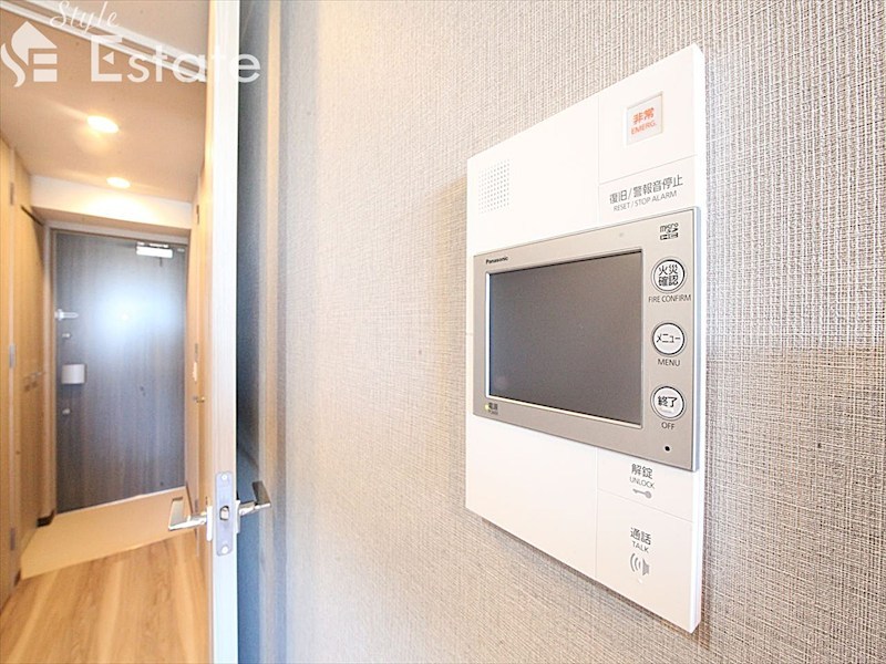 セキュリティ　モニター付きインターホン