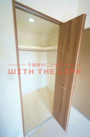 収納　たっぷりとした収納スペースです