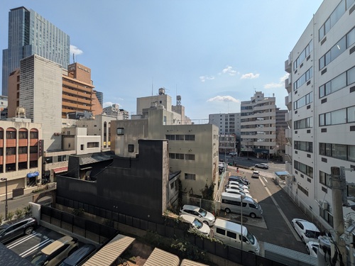 眺望　バルコニーから南向きの眺望