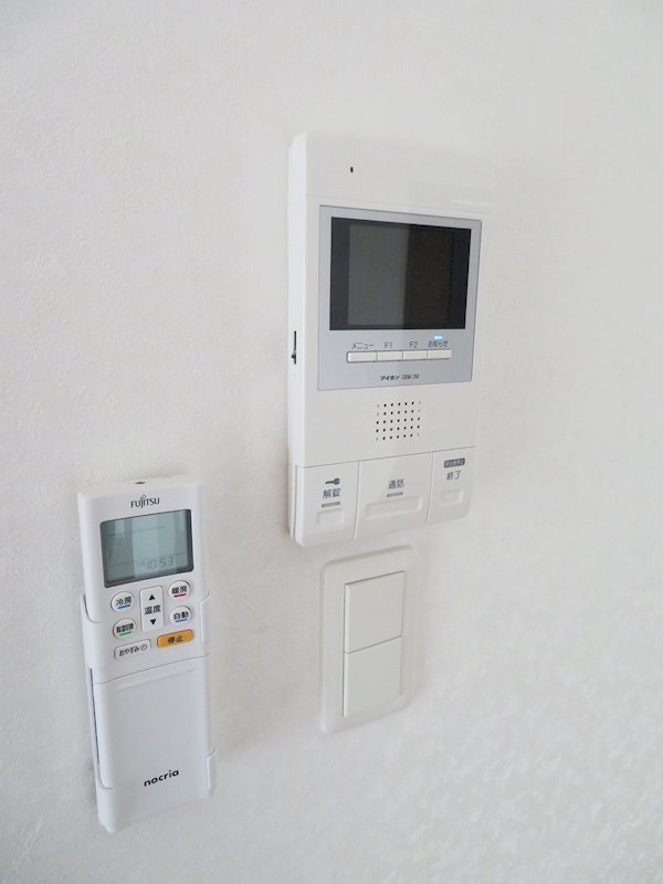 セキュリティ　モニター付きインターホン完備