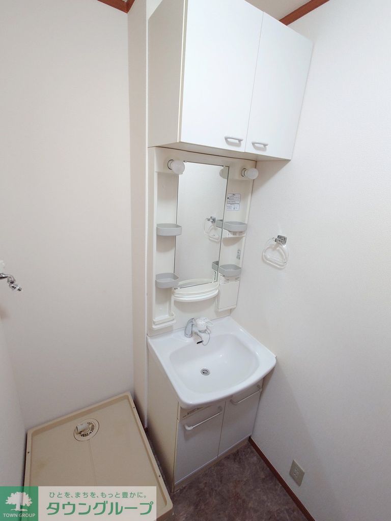 洗面設備　※清掃中のものとなります。