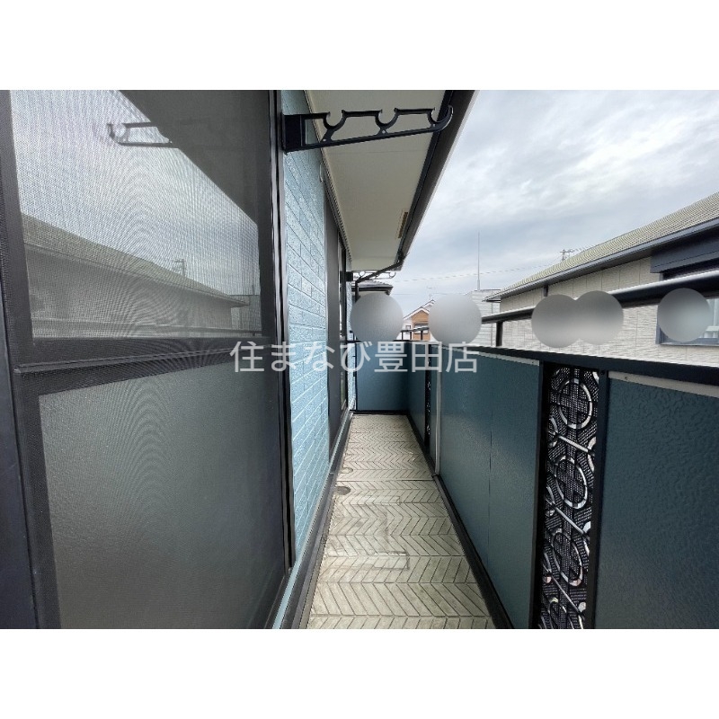 バルコニー　同型別部屋写真