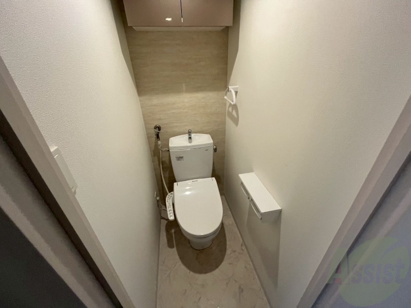 トイレ　ウォシュレットがついたトイレです。安心して使用できますね。