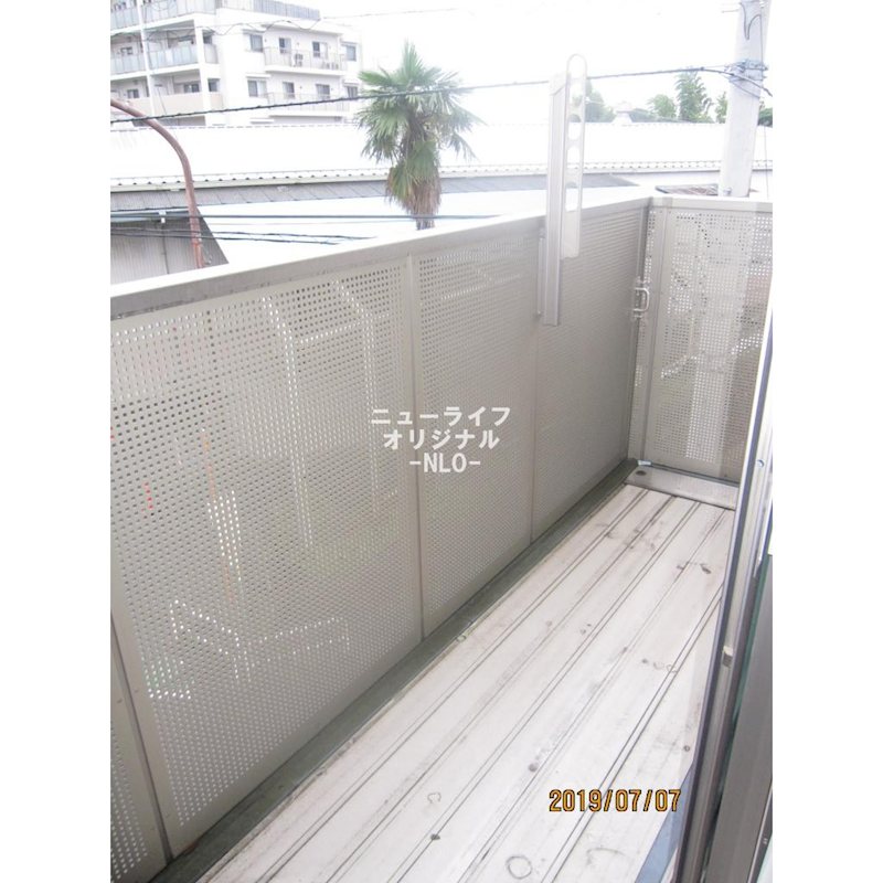 バルコニー　前面に遮るものが無く陽当たり良好♪