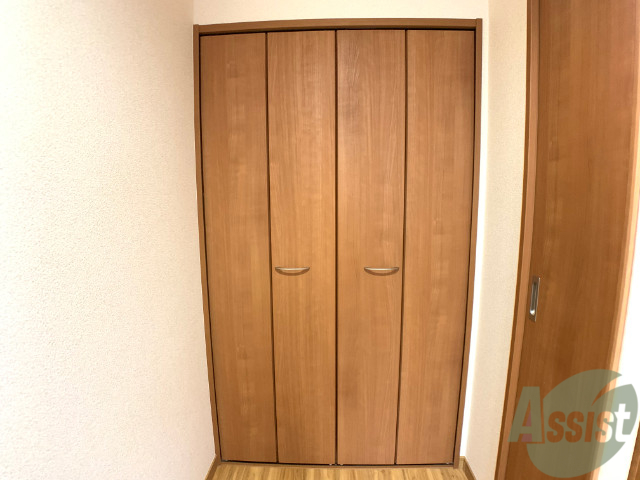 収納　クローゼット。荷物がたくさんあっても問題ないですね。