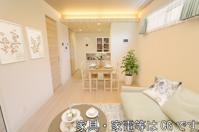 居室・リビング　リビング（※家具・家電等はＣＧです）