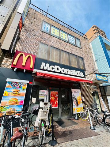 飲食店　マクドナルドお花茶屋店（飲食店）まで381m