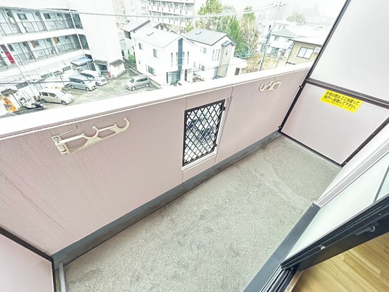 バルコニー　※別部屋の写真です