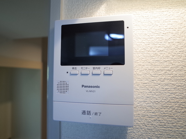 セキュリティ　来客の方が見えて安心、ＴＶモニターホン。