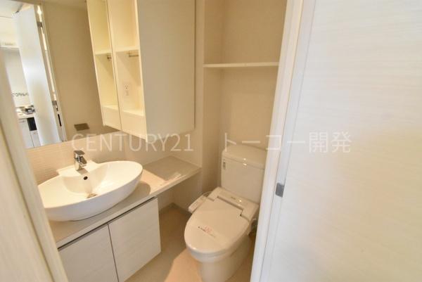 洗面設備　別部屋の参考写真です。現況有姿