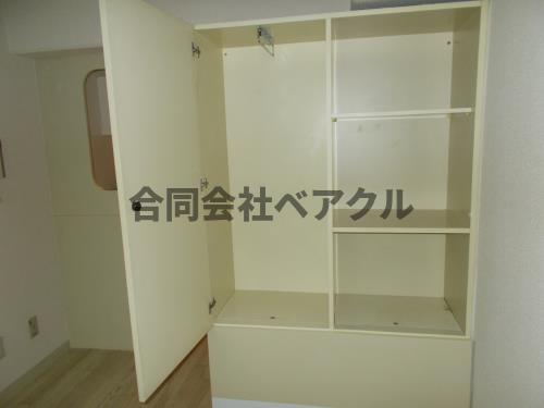 収納　たっぷりとした収納スペースです
