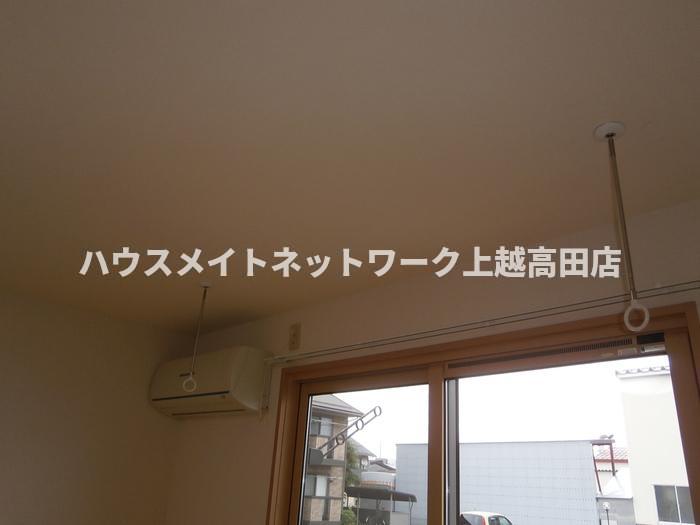 眺望　室内物干し