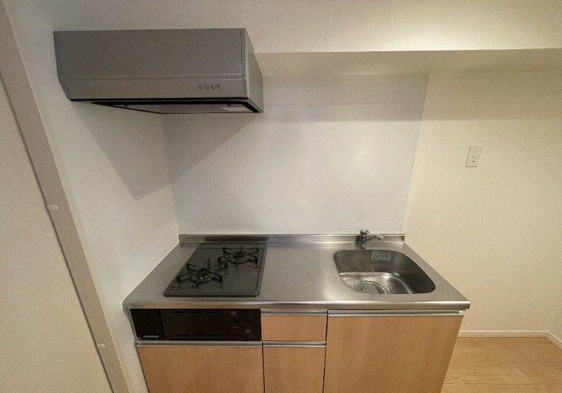 キッチン　２口コンロで料理が捗りそうですね