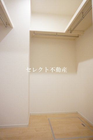 収納　大きなスペースがあり、収納には困りません
