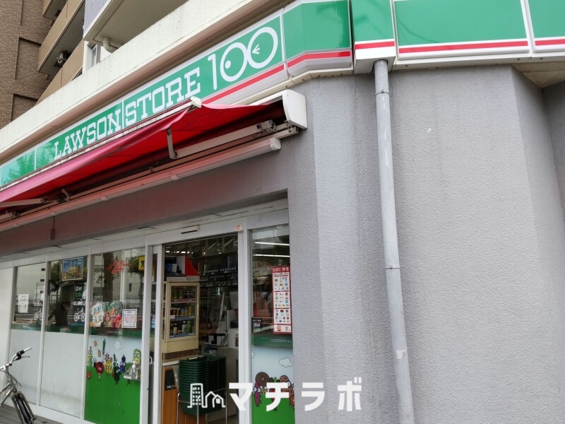 コンビニ　ローソンストア100 古出来店（コンビニ）まで456m