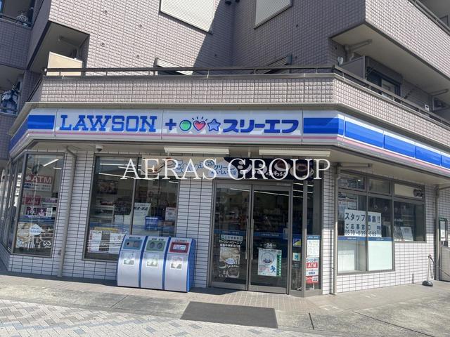 コンビニ　ローソン・スリーエフ 昭島中神駅北口店（コンビニ）まで106m