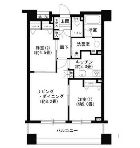 クリオ文京小石川の間取り写真