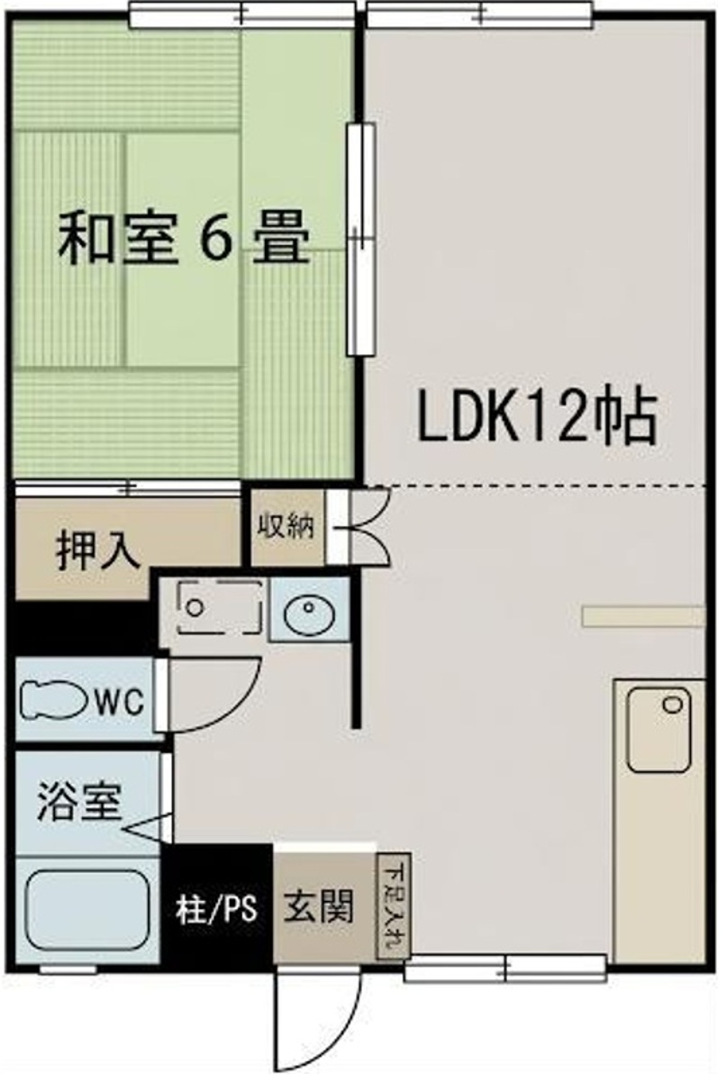 ハイツ石川 A棟の間取り写真