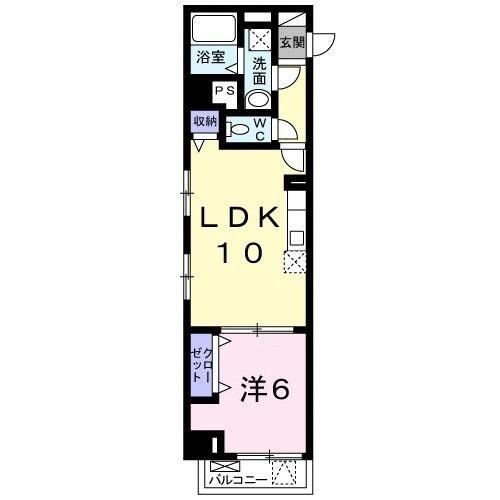 京王相模原線 京王多摩センター駅 徒歩10分 3階建 築11年の間取り写真