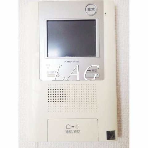 セキュリティ　モニター付きインターフォンです。