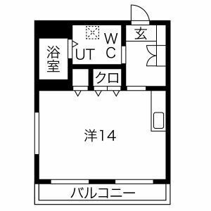 フロンティアの間取り写真