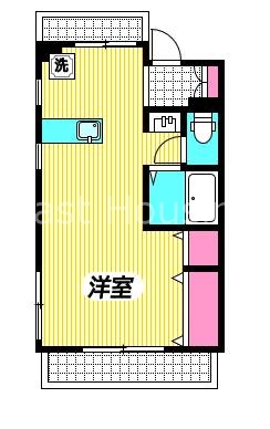 都営大江戸線 西新宿五丁目駅 徒歩9分 3階建 築22年の間取り写真