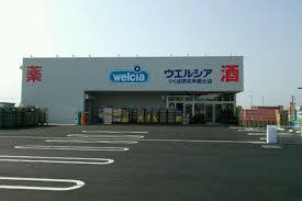 ドラックストア　ウエルシアつくば研究学園店（ドラッグストア）まで480m