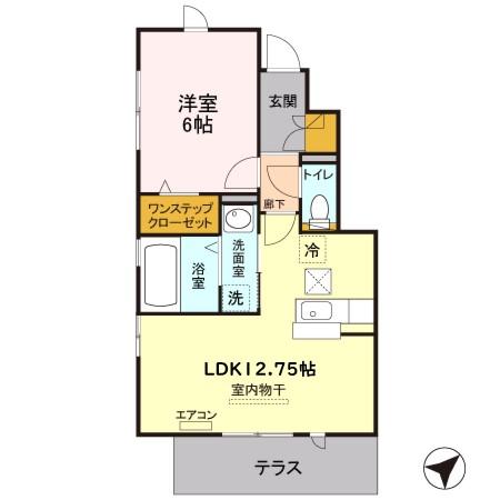 ラクールDの間取り写真