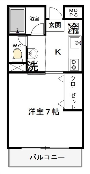 ジュネス向ヶ丘の間取り写真