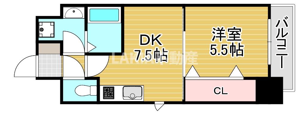 ブランブリエ京橋の間取り写真