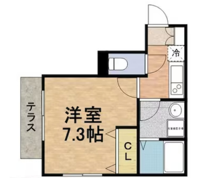 ＪＲ総武線 本八幡駅 徒歩12分 2階建 築15年の間取り写真