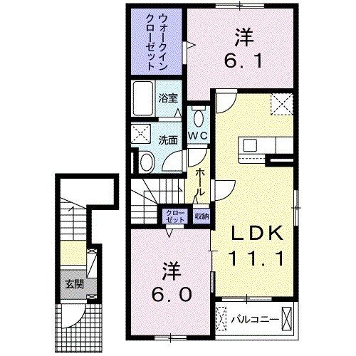 エベントIIBの間取り写真