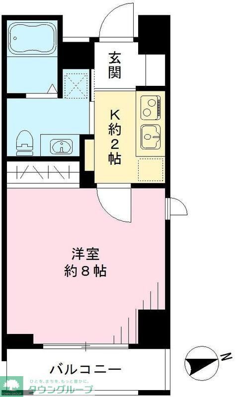 クラヴィーア仙川の間取り写真