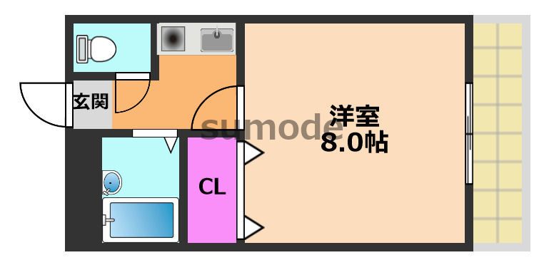 サンヒルズマンションの間取り写真