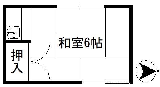 鈴木荘の間取り写真