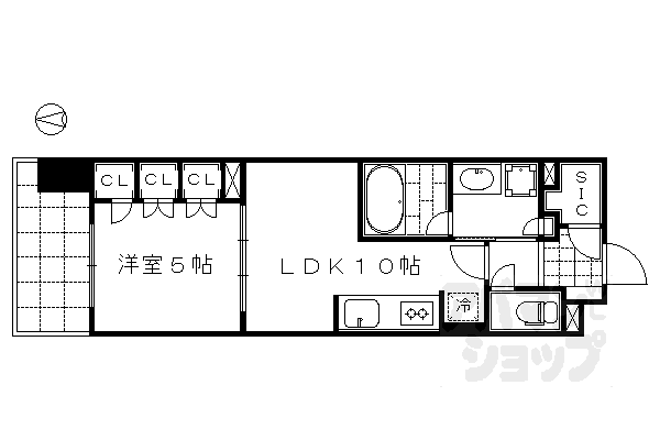 ザ・京都レジデンス四条河原町の間取り写真